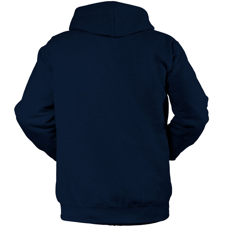 Sudadera Capucha Crem. Contrastada Hombre Trasero